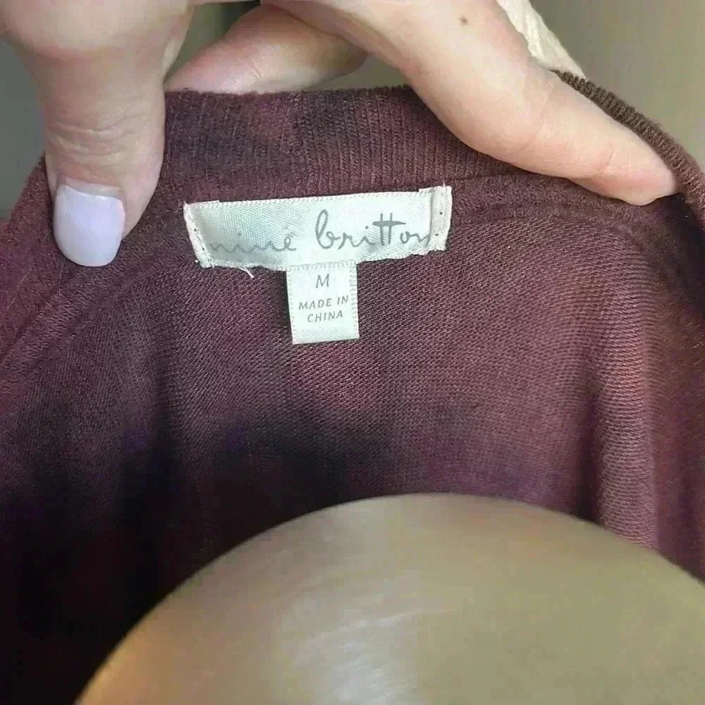 Size M Dalia Brushed knit sweater from Nine Britton